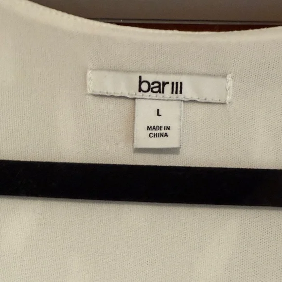 NWT Bar III Women’s White Sleeveless Wrap Dress, Size Large - Picture 8 of 13